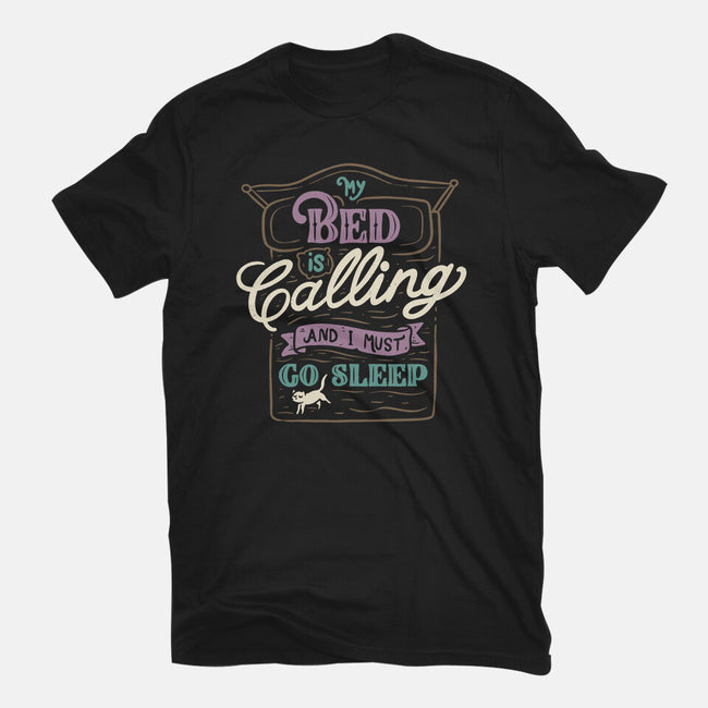 My Bed Is Calling-youth basic tee-tobefonseca
