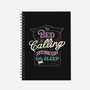 My Bed Is Calling-none dot grid notebook-tobefonseca