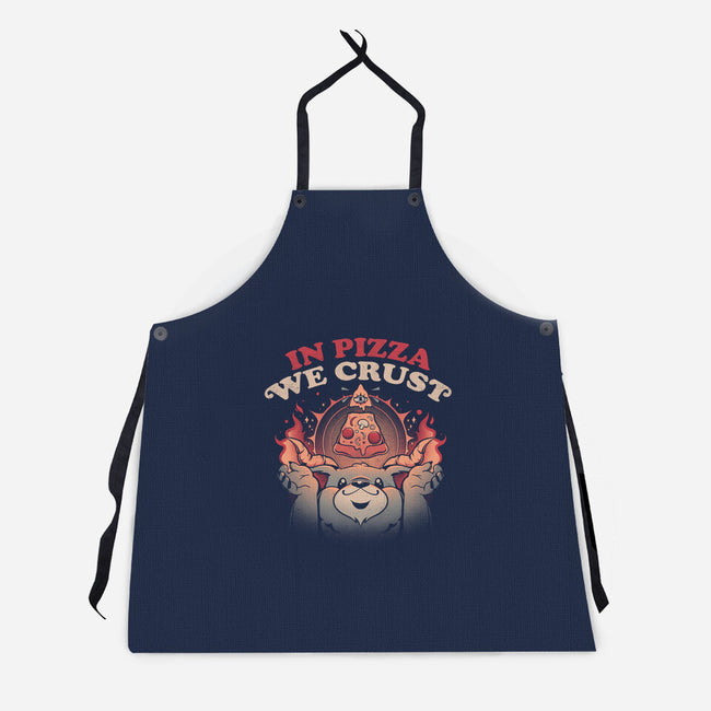Crust In Pizza-unisex kitchen apron-eduely