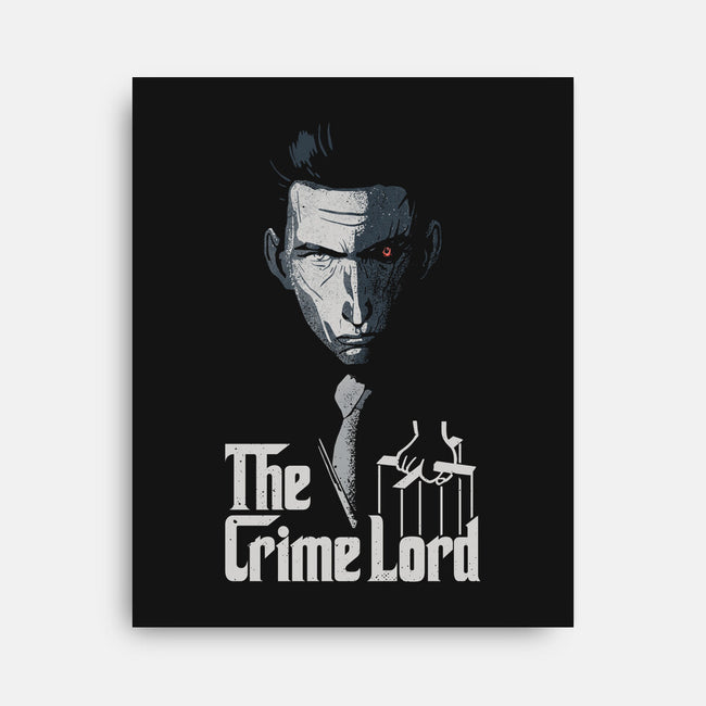 The Crime Lord-none stretched canvas-teesgeex