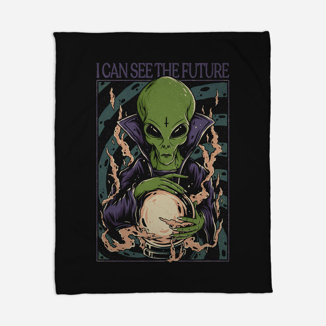 I Can See The Future-none fleece blanket-Slikfreakdesign
