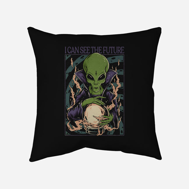 I Can See The Future-none removable cover w insert throw pillow-Slikfreakdesign