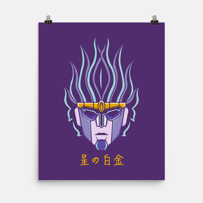 Star Platinum Stand-none matte poster-Logozaste