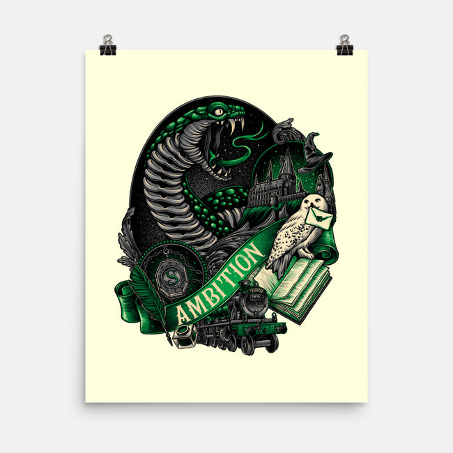 The House Of Ambition-none matte poster-glitchygorilla