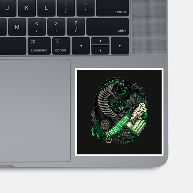 The House Of Ambition-none glossy sticker-glitchygorilla