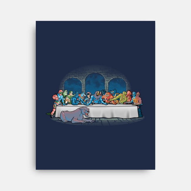 Grayskull Dinner-none stretched canvas-trheewood