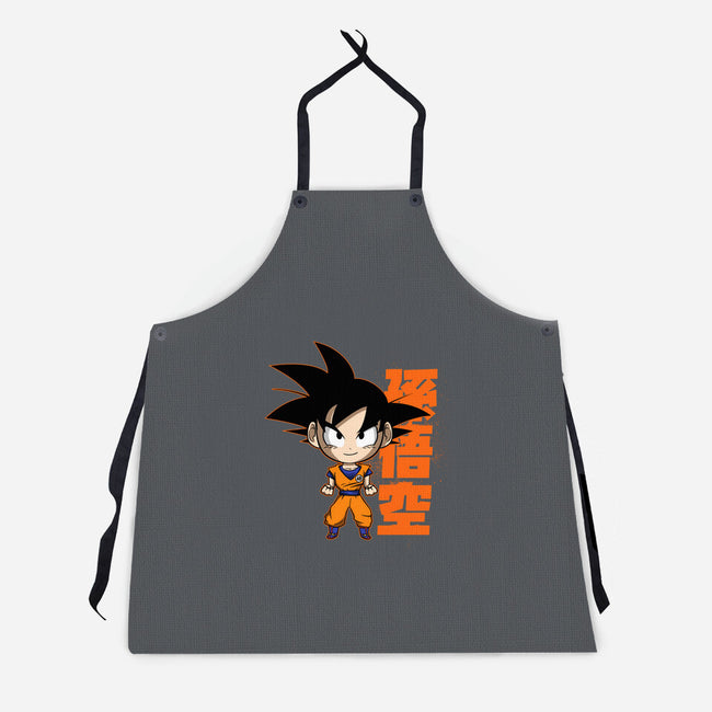 Son Goku Chibi-unisex kitchen apron-Diegobadutees