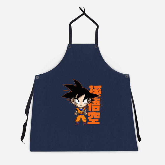 Son Goku Chibi-unisex kitchen apron-Diegobadutees