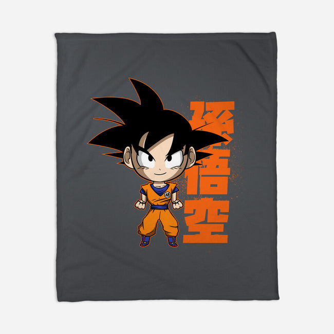 Son Goku Chibi-none fleece blanket-Diegobadutees