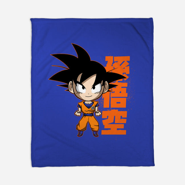 Son Goku Chibi-none fleece blanket-Diegobadutees