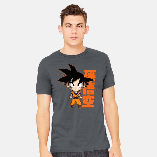 Son Goku Chibi-mens heavyweight tee-Diegobadutees