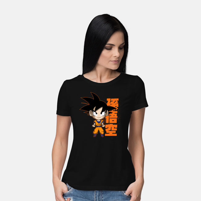 Son Goku Chibi-womens basic tee-Diegobadutees