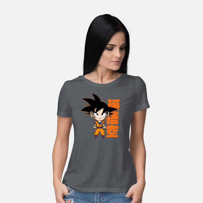Son Goku Chibi-womens basic tee-Diegobadutees