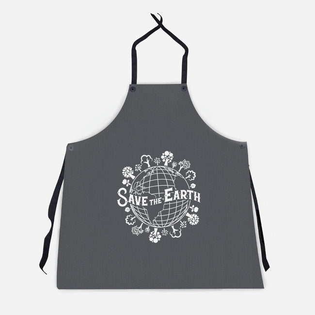 Save Our Planet-unisex kitchen apron-DrMonekers