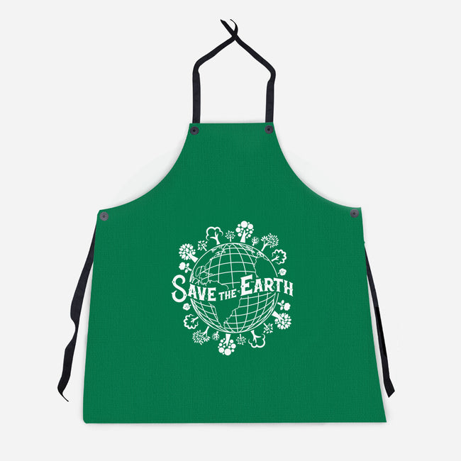 Save Our Planet-unisex kitchen apron-DrMonekers