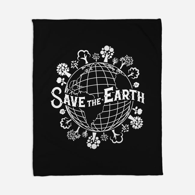 Save Our Planet-none fleece blanket-DrMonekers