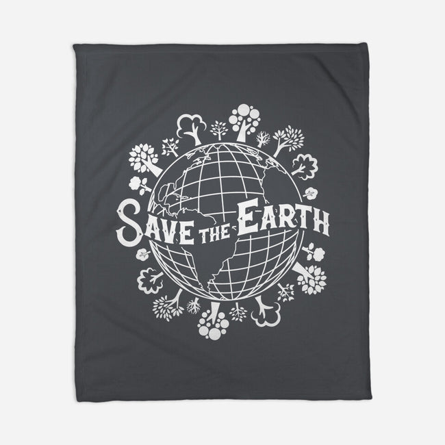 Save Our Planet-none fleece blanket-DrMonekers