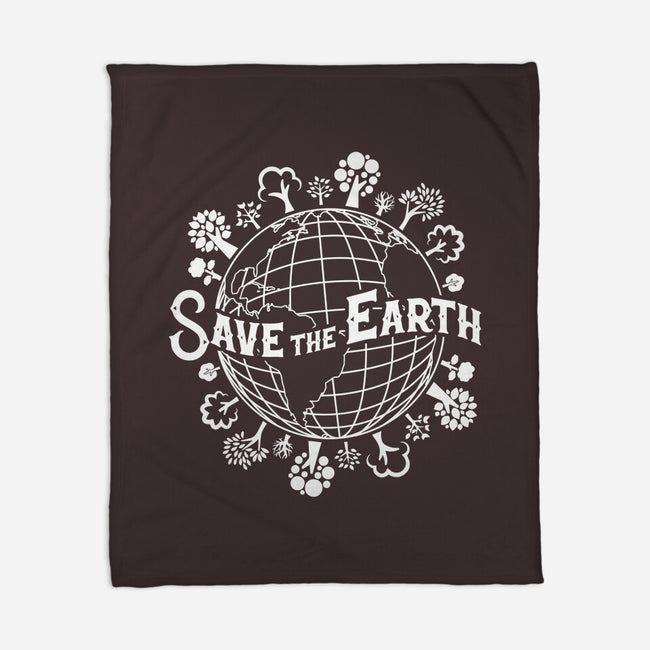 Save Our Planet-none fleece blanket-DrMonekers