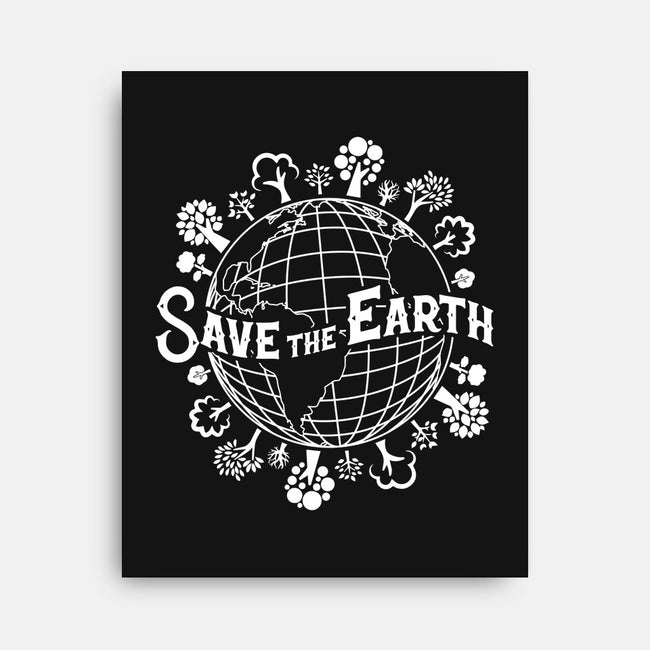 Save Our Planet-none stretched canvas-DrMonekers