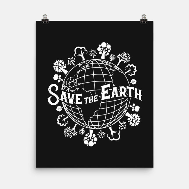 Save Our Planet-none matte poster-DrMonekers