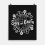 Save Our Planet-none matte poster-DrMonekers