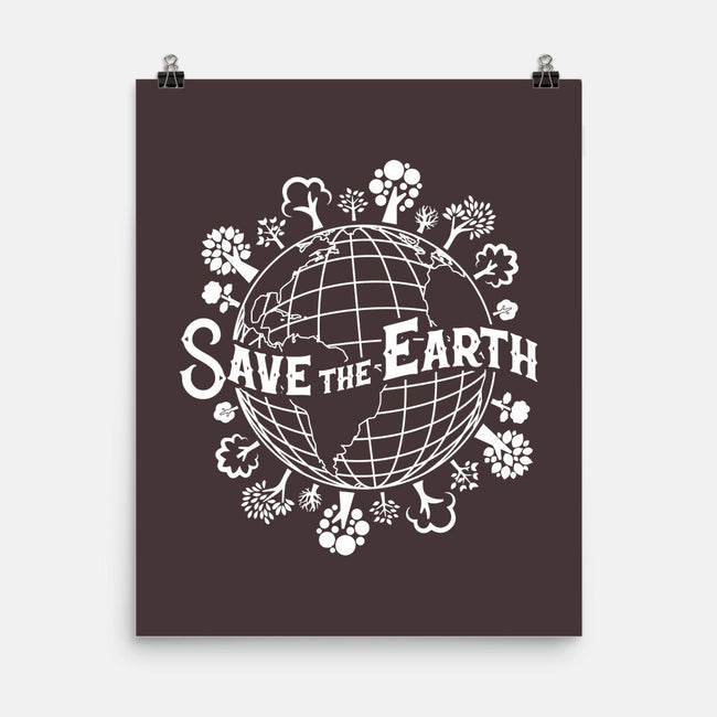 Save Our Planet-none matte poster-DrMonekers