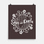 Save Our Planet-none matte poster-DrMonekers