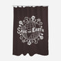 Save Our Planet-none polyester shower curtain-DrMonekers