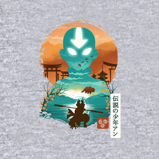 Ukiyo E Airbender-youth basic tee-dandingeroz