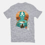 Ukiyo E Airbender-youth basic tee-dandingeroz