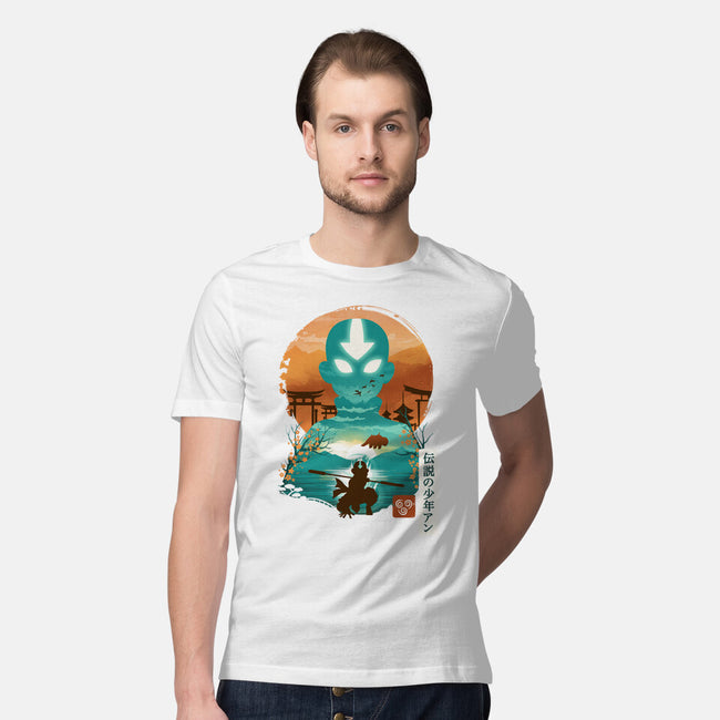 Ukiyo E Airbender-mens premium tee-dandingeroz