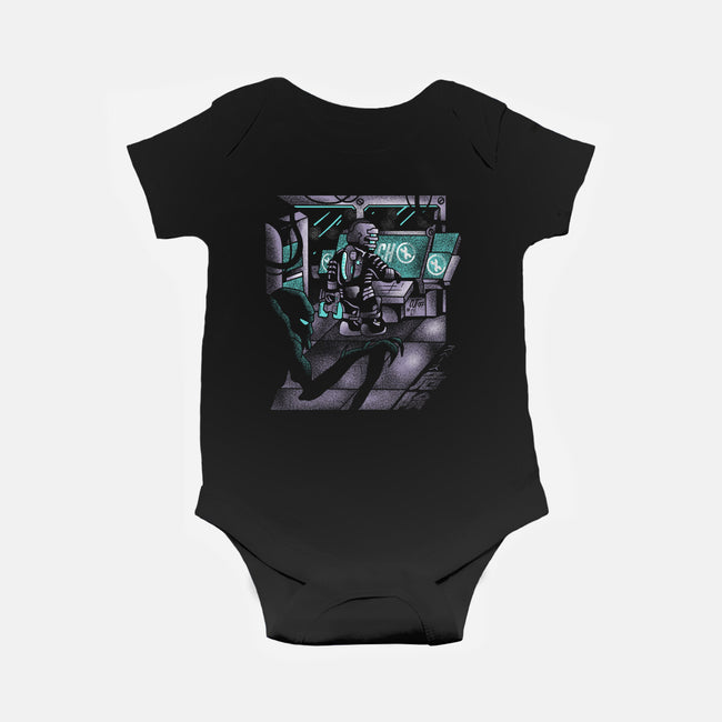 No Time To Upgrade-baby basic onesie-Sketchdemao