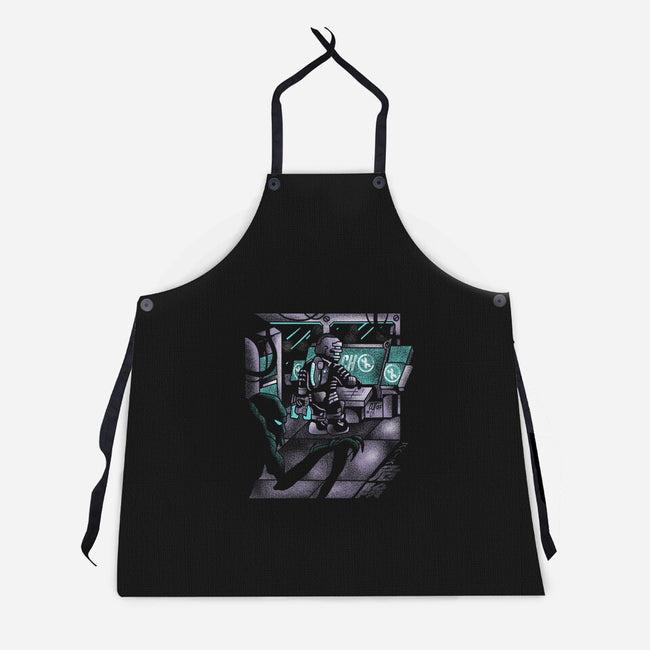 No Time To Upgrade-unisex kitchen apron-Sketchdemao