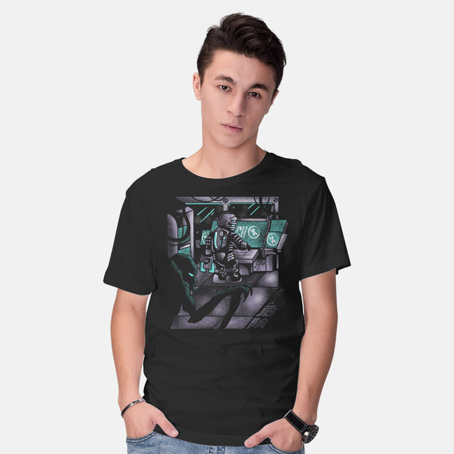 No Time To Upgrade-mens basic tee-Sketchdemao