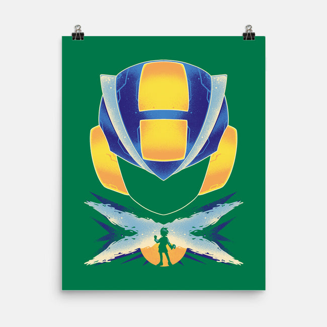 Rockman EXE-none matte poster-RamenBoy