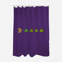 PAC-Pizza-none polyester shower curtain-krisren28
