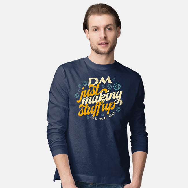 DM Making Stuff Up-mens long sleeved tee-ShirtGoblin