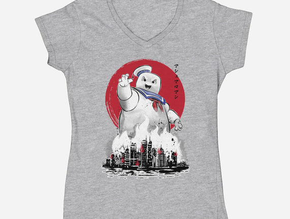 Marshmallow Man Sumi-E