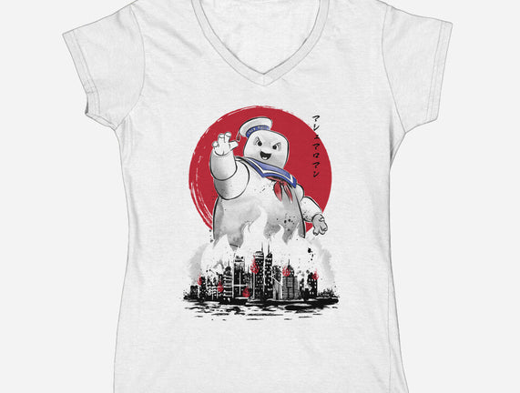 Marshmallow Man Sumi-E