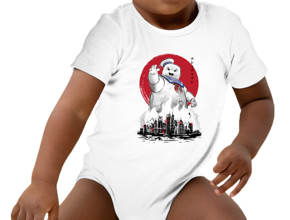 Marshmallow Man Sumi-E
