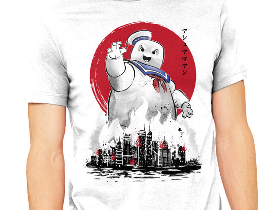 Marshmallow Man Sumi-E