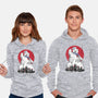 Marshmallow Man Sumi-E-unisex pullover sweatshirt-DrMonekers
