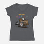 Fireworks Nuts-womens v-neck tee-Boggs Nicolas