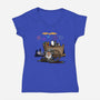 Fireworks Nuts-womens v-neck tee-Boggs Nicolas