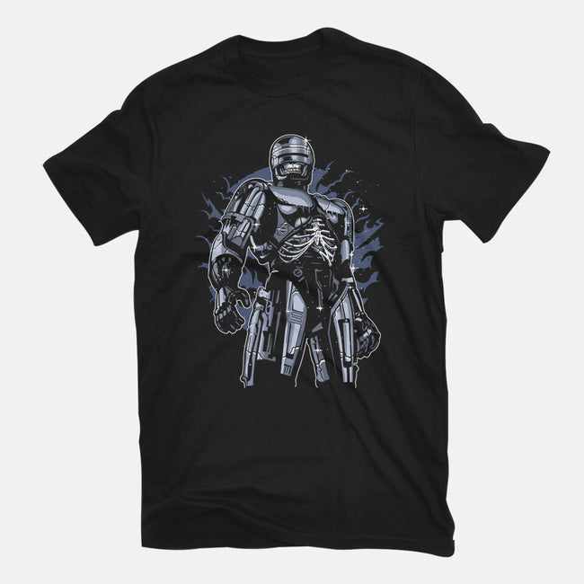RoboSkull-mens basic tee-ElMattew