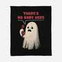 Nobody Here-none fleece blanket-eduely