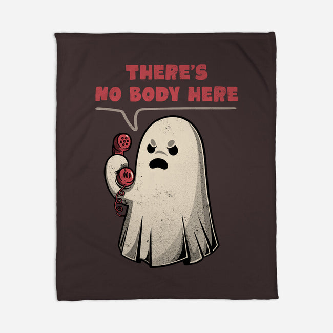 Nobody Here-none fleece blanket-eduely