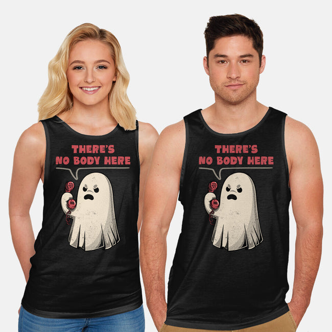Nobody Here-unisex basic tank-eduely