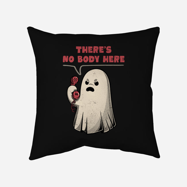 Nobody Here-none removable cover throw pillow-eduely