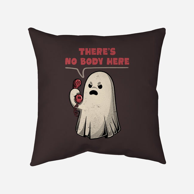 Nobody Here-none removable cover throw pillow-eduely